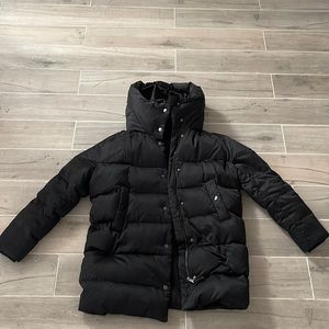 Zara puffer down oversized jacket